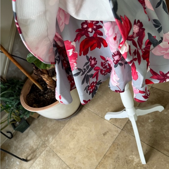 B Darlin NWT strapless dress floral size 9/10 - Picture 6 of 11